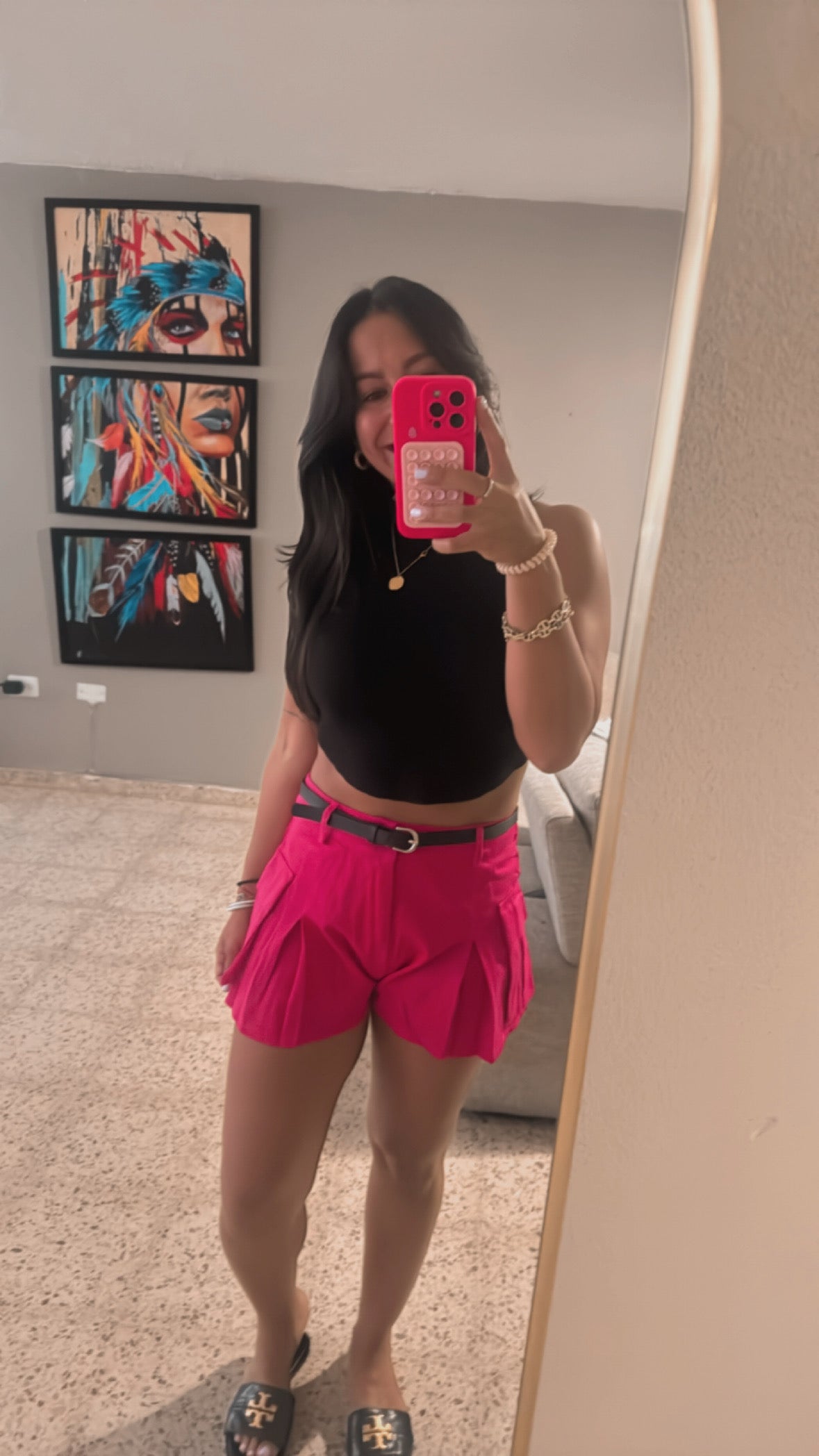 Fuchsia Shorts